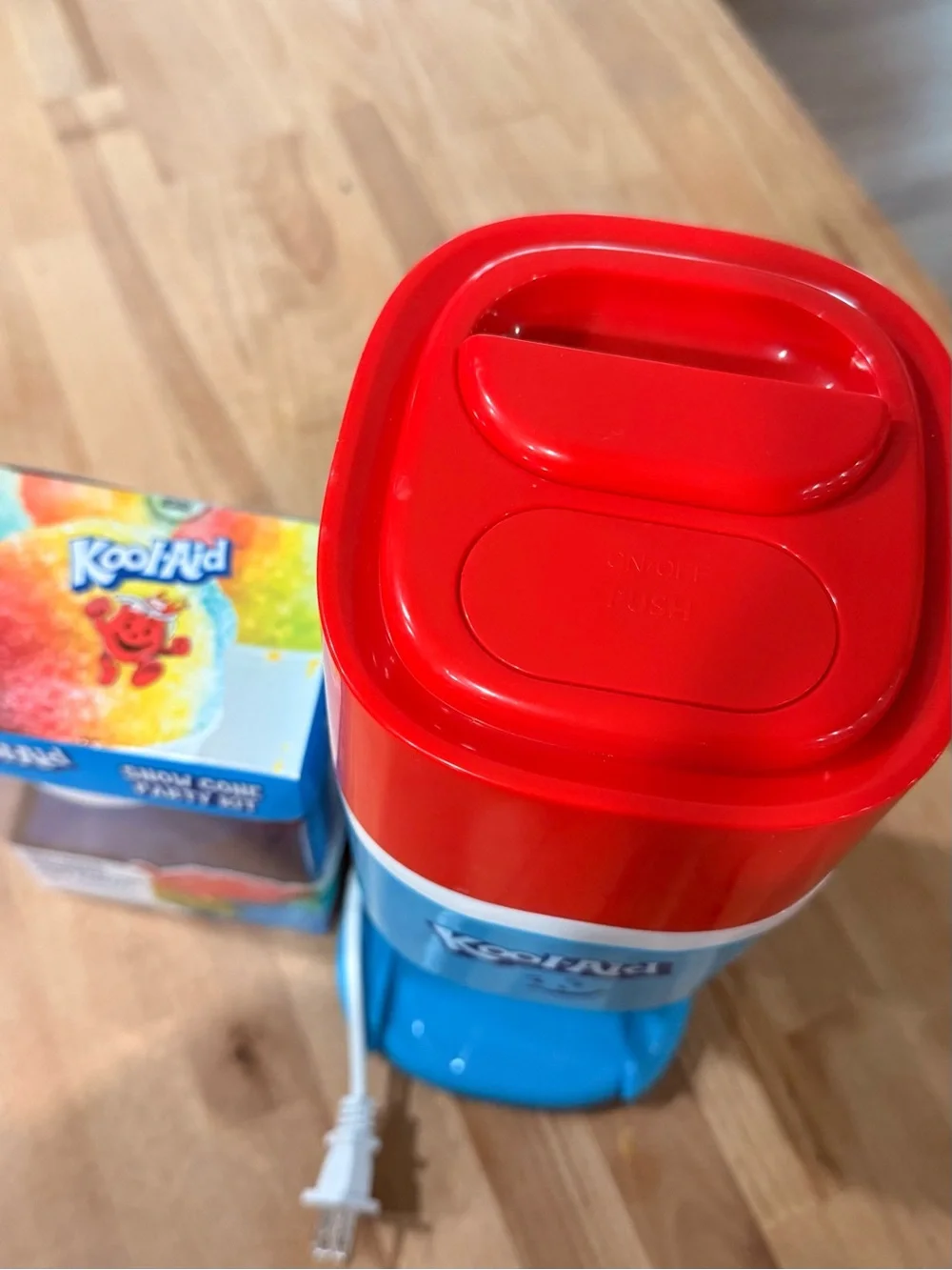 Kool-Aid Red & Blue Snow Cone Maker with Party Kit